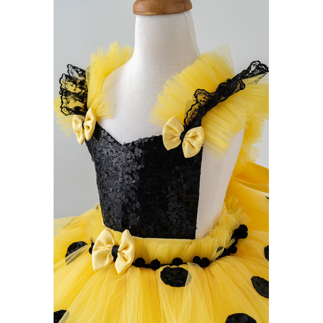 Bee Tulle Costume for Toddlers - Birthday & Halloween Outfit