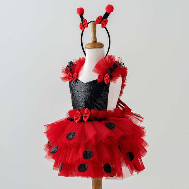 Miraculous Ladybug Tulle Costume | Toddler Girl Tutu Dress | Disney Inspired Tulle Outfit