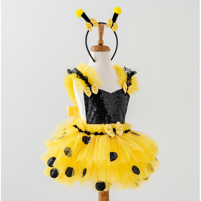 Bee Tulle Costume for Toddlers - Birthday & Halloween Outfit