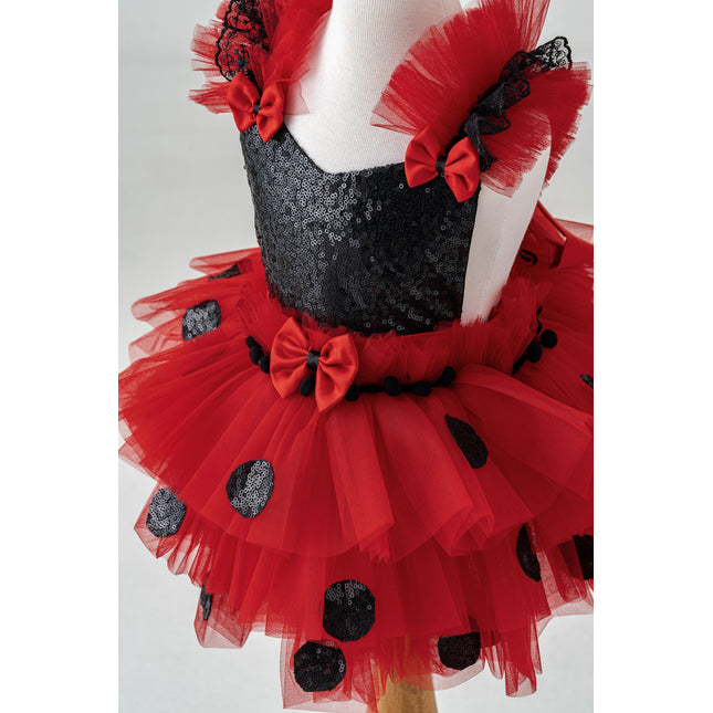 Miraculous Ladybug Tulle Costume | Toddler Girl Tutu Dress | Disney Inspired Tulle Outfit