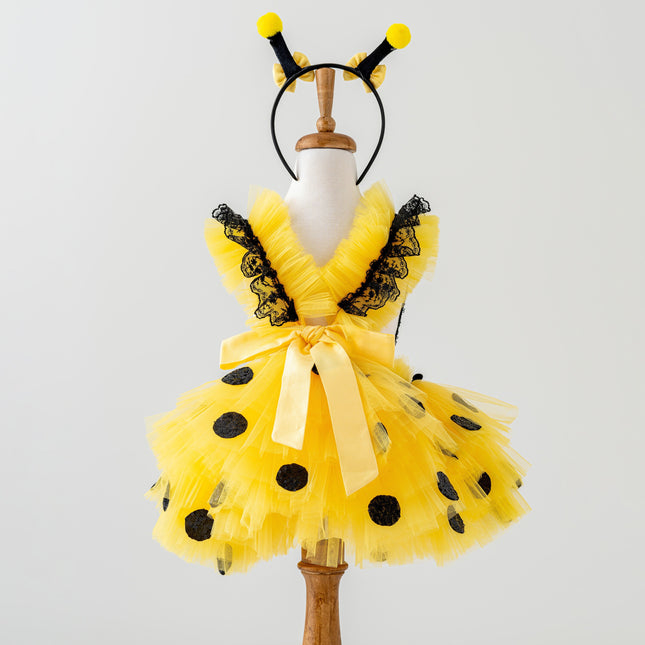 Bee Tulle Costume for Toddlers - Birthday & Halloween Outfit