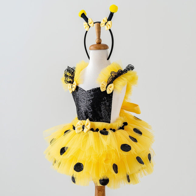 Bee Tulle Costume for Toddlers - Birthday & Halloween Outfit