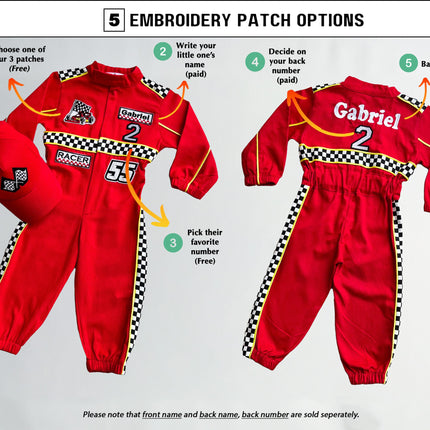 Fast One Birthday Suit - Race Car Birthday Toddler Costume - Kids Racing Jumpsuit - Baby Boy Gift - Halloween Costume