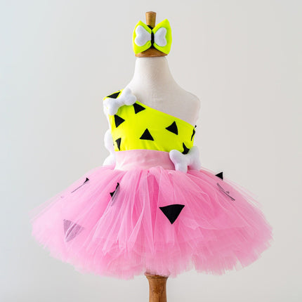 Pink Pebbles Flintstone Costume