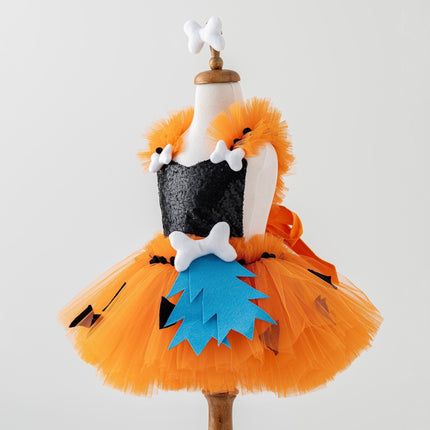 Orange Pebbles Flintstone Costume