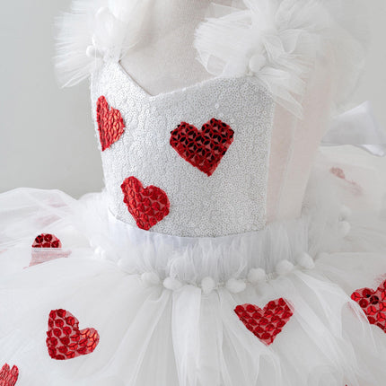 Valentines Day Outfit for Baby Girl,Toddler Valentines Dress,First Birthday Dress,Baby Party Dress,Baby Tulle Dress