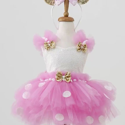 Pink Tutu Dress for Baby & Toddler | Girl Princess Dress | Toddler Tulle Dress | Birthday Tutu Dress | Halloween Costume | Princess Costume