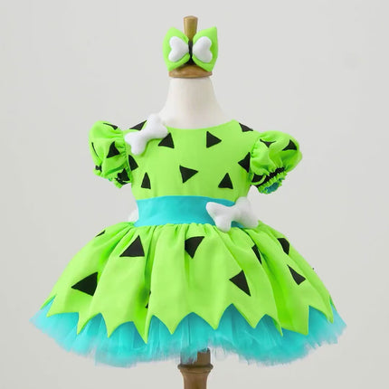 Green Tutu Dress for Baby & Toddler | First Birthday Tulle Dress | Birthday Tutu | Halloween Costume