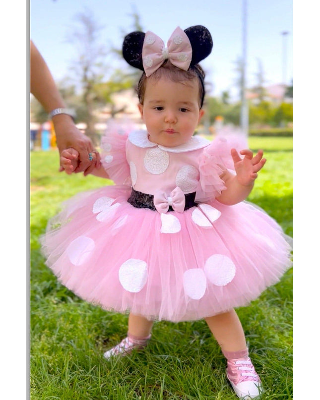 Pink Minnie Mouse inspired Costume by Costumes Club. SKUs: 76968012640977, 77020084281351, 77131782052487, 77213321200021, 77395199984355, 77430333633536, 77566048456310, 77609551918355, 77753048064870