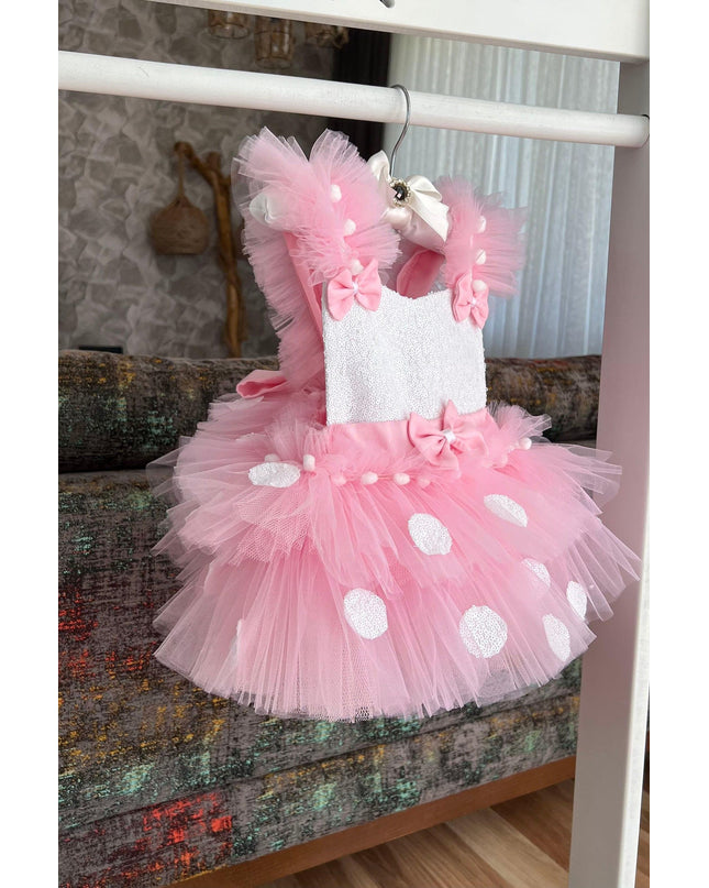 Pink Minnie Mouse inspired Costume by Costumes Club. SKUs: 77838937091644, 77922714827874, 78006411365134, 78172866482323, 78268121910305, 78395159148027, 78462245938305, 78513604775727, 78687264518575, 78744788689124