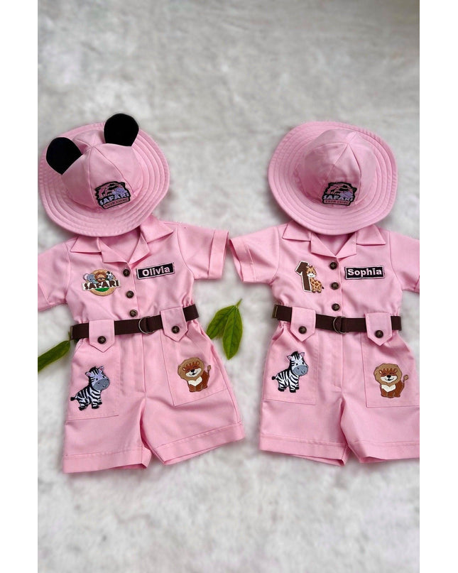 Pink Safari Outfit by Costumes Club. SKUs: 86130913235717, 86208293607209, 86344865407457, 86498935945083, 86514997645186